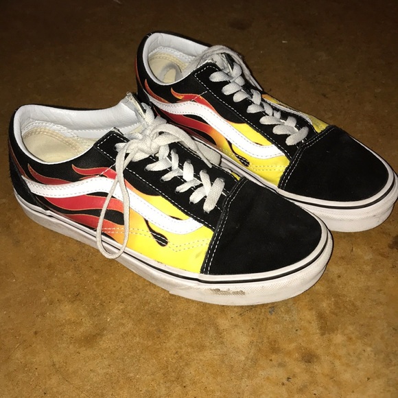 vans with fire on them